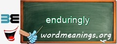 WordMeaning blackboard for enduringly